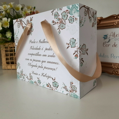 Sacola Personalizada para Convite de Padrinhos de Casamento - pacote c/ 10 unidades na internet