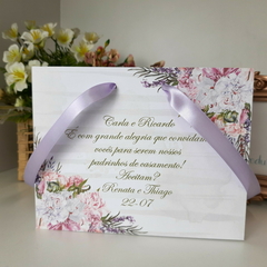 Sacola Personalizada para Convite de Padrinhos de Casamento - pacote c/ 10 unidades na internet