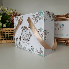 Sacola Personalizada para Convite de Padrinhos de Casamento - pacote c/ 10 unidades - loja online