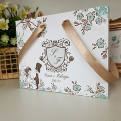 Sacola Personalizada para Convite de Padrinhos de Casamento - pacote c/ 10 unidades - comprar online