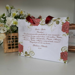 Imagem do Sacola Personalizada para Convite de Padrinhos de Casamento - pacote c/ 10 unidades