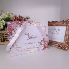 Imagem do Sacola Personalizada para Convite de Padrinhos de Casamento - pacote c/ 10 unidades