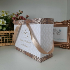 Imagem do Sacola Personalizada para Convite de Padrinhos de Casamento - pacote c/ 10 unidades