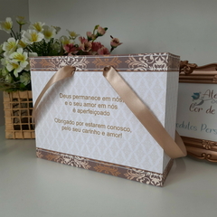 Sacola Personalizada para Convite de Padrinhos de Casamento - pacote c/ 10 unidades - loja online