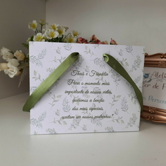 Sacola Personalizada para Convite de Padrinhos de Casamento - pacote c/ 10 unidades na internet