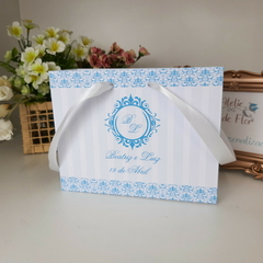 Imagem do Sacola Personalizada para Convite de Padrinhos de Casamento - pacote c/ 10 unidades