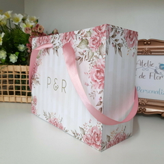 Imagem do Sacola Personalizada para Convite de Padrinhos de Casamento - pacote c/ 10 unidades