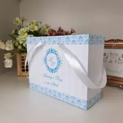 Sacola Personalizada para Convite de Padrinhos de Casamento - pacote c/ 10 unidades - loja online
