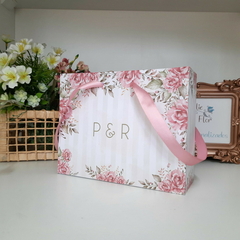 Sacola Personalizada para Convite de Padrinhos de Casamento - pacote c/ 10 unidades - loja online