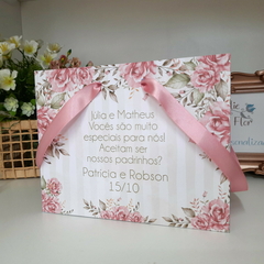 Sacola Personalizada para Convite de Padrinhos de Casamento - pacote c/ 10 unidades na internet