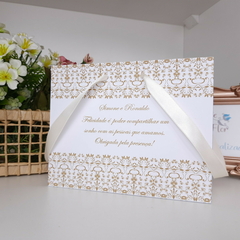 Imagem do Sacola Personalizada para Convite de Padrinhos de Casamento - pacote c/ 10 unidades