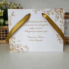 Sacola Personalizada para Convite de Padrinhos de Casamento - pacote c/ 10 unidades na internet