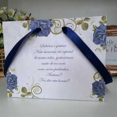 Imagem do Sacola Personalizada para Convite de Padrinhos de Casamento - pacote c/ 10 unidades