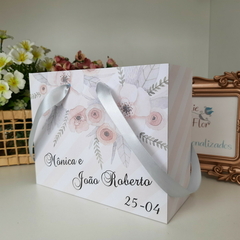 Sacola Personalizada para Convite de Padrinhos de Casamento - pacote c/ 10 unidades - loja online