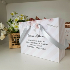 Imagem do Sacola Personalizada para Convite de Padrinhos de Casamento - pacote c/ 10 unidades