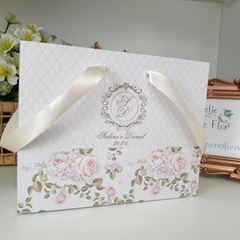 Sacola Personalizada para Convite de Padrinhos de Casamento - pacote c/ 10 unidades - loja online