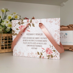 Imagem do Sacola Personalizada para Convite de Padrinhos de Casamento - pacote c/ 10 unidades