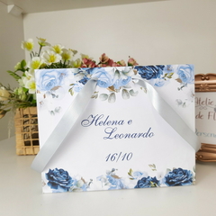 Sacola Personalizada para Convite de Padrinhos de Casamento - pacote c/ 10 unidades - Atelie Cor de Flor