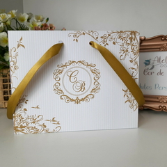 Sacola Personalizada para Convite de Padrinhos de Casamento - pacote c/ 10 unidades - comprar online