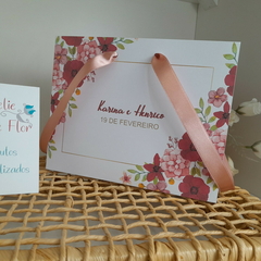 Sacola Personalizada para Convite de Padrinhos de Casamento - pacote c/ 10 unidades - comprar online