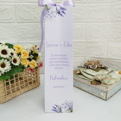 Sacola para Mini Bebidas - Padrinhos de Casamento - pacote com 10 unidades