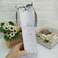 Sacola Personalizada para Mini Bebida - pacote com 10 unidades - Atelie Cor de Flor