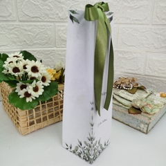 Sacola Personalizada para Mini Bebida - pacote com 10 unidades - Atelie Cor de Flor
