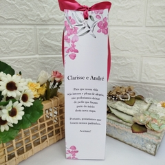 Sacola Personalizada para Mini Bebida - pacote com 10 unidades - Atelie Cor de Flor