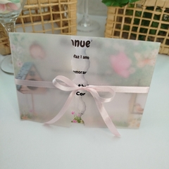 Convite Personalizado Jardim Encantado com capa em papel vegetal - pacote c/ 10 unidades - comprar online