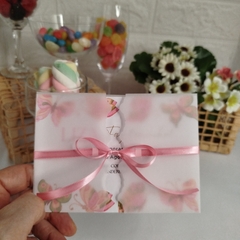 Convite Personalizado Borboletas com capa em papel vegetal - Pacote c/ 10 unidades - comprar online