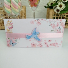 Convite Personalizado Jardim Encantado e Passarinhos - pacote c/10 unidades - comprar online