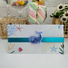 Convite Personalizado Fundo do Mar - pacote c/10 unidades - comprar online