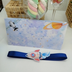 Convite Personalizado Astronauta - pacote c/10 unidades - Atelie Cor de Flor