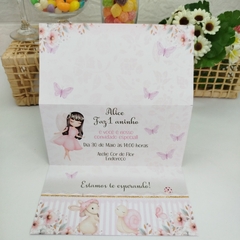 Convite Personalizado tema Fada - pacote c/10 unidades - comprar online
