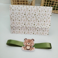 Convite Personalizado tema Animaizinhos do Bosque - pacote c/10 unidades - Atelie Cor de Flor
