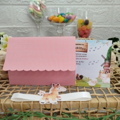 Convite Personalizado tema Fazendinha - Pacote c/ 10 unidades - Atelie Cor de Flor