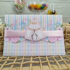 Convite Personalizado tema Circo Menina - Pacote c/ 10 unidades - comprar online