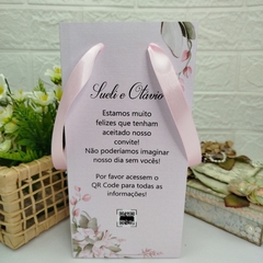 Sacola Personalizada para Convite de Padrinhos de Casamento - 10 unidades