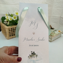 Sacola Personalizada para Convite de Padrinhos de Casamento - pacote com 10 unidades - comprar online