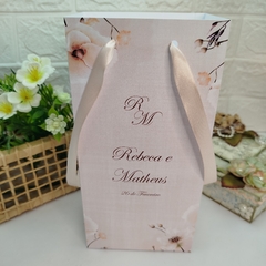 Sacola Personalizada para Convite de Padrinhos de Casamento - pacote com 10 unidades - comprar online