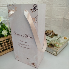 Sacola Personalizada para Convite de Padrinhos de Casamento - pacote com 10 unidades - loja online
