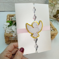 Convite Personalizado tema Batizado - Pacote com 10 unidades - comprar online