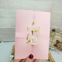 Convite Personalizado Carrossel - Pacote c/ 10 unidades