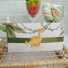 Imagem do Convite Personalizado tema Dinossauros - Pacote c/ 10 unidades