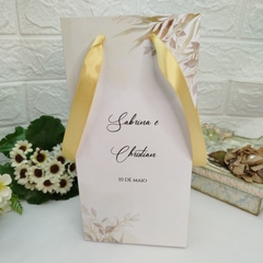 Sacola Personalizada para Convite de Padrinhos de Casamento - pacote com 10 unidades - comprar online