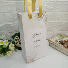 Sacola Personalizada para Convite de Padrinhos de Casamento - pacote com 10 unidades - loja online