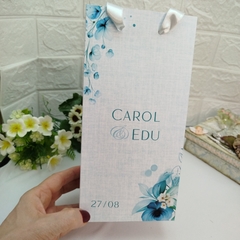 Sacola Personalizada para Convite de Padrinhos de Casamento - pacote com 10 unidades na internet