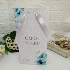 Sacola Personalizada para Convite de Padrinhos de Casamento - pacote com 10 unidades - comprar online