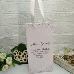 Sacola Personalizada para Convite de Padrinhos de Casamento - pacote com 10 unidades na internet