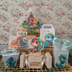 Kit de Caixinhas Personalizadas para Lembrancinha de festa Infantil tema Dinossauros - comprar online